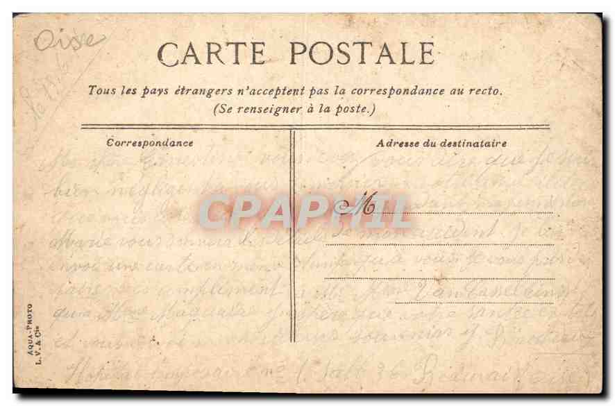 CPA Beauvais St Etienne Le Grand Portail  — Rückseite