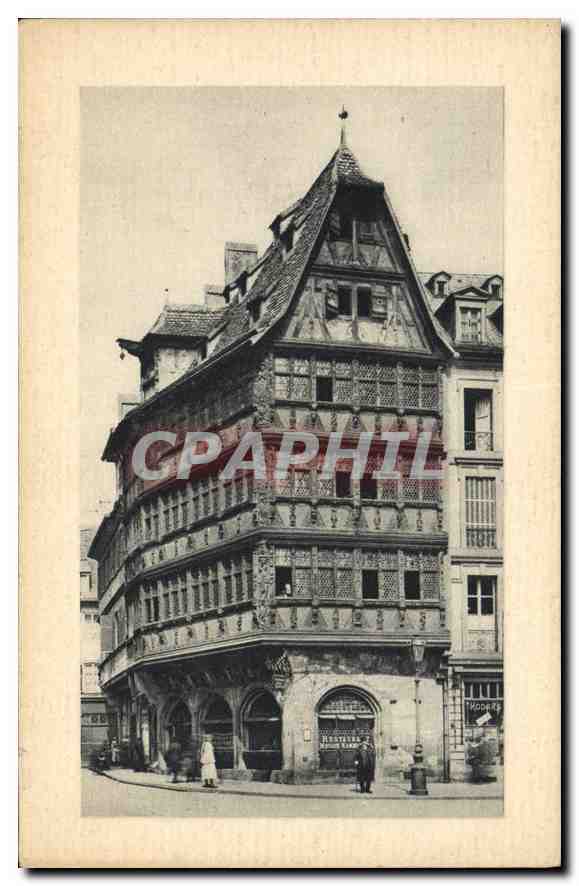 CPA Strasbourg La Maison Kammerzell 