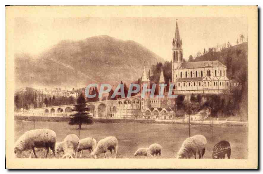 CPA Lourdes La Basilique 