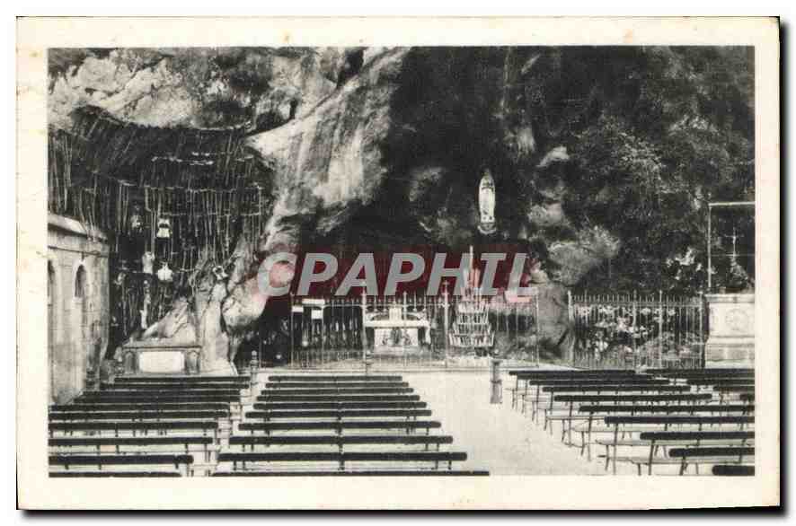 CPA Lourdes La Grotte Miraculeuse 