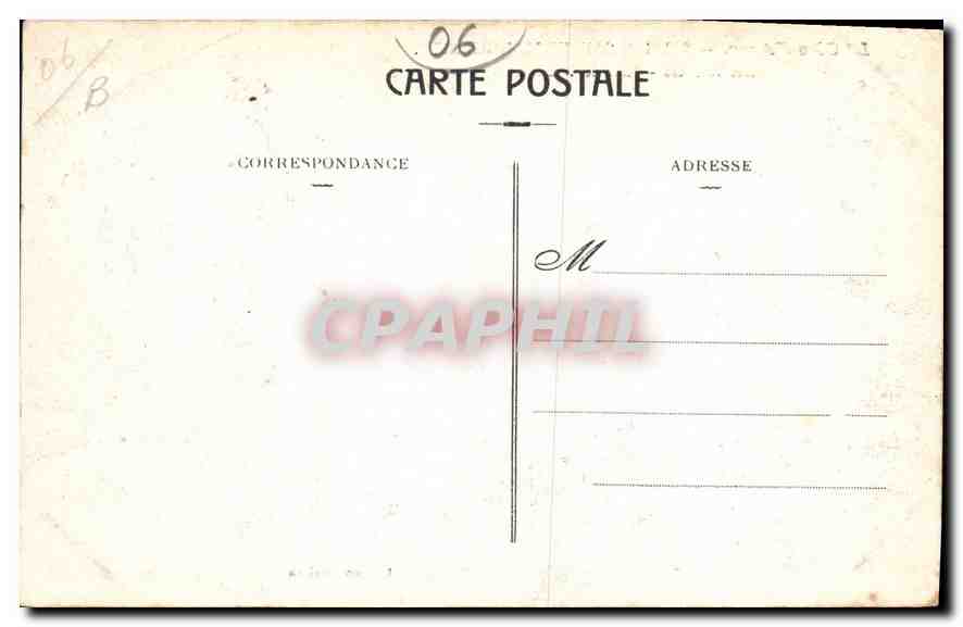 CPA La Cote d'Azur Ile Sainte Marguerite Les Rochers Saut de Bazaine  — Verso
