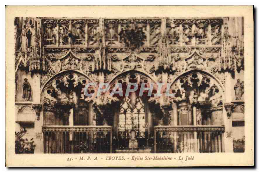 Troyes - Église Ste-Madeleine - Le Jubé