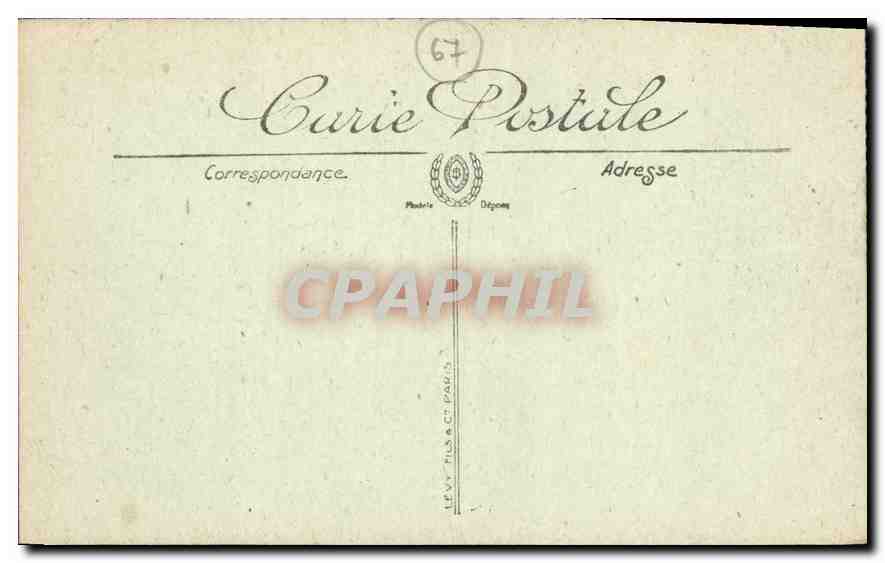 CPA Strasbourg La Cathedrale La Tour Octogone  — Verso