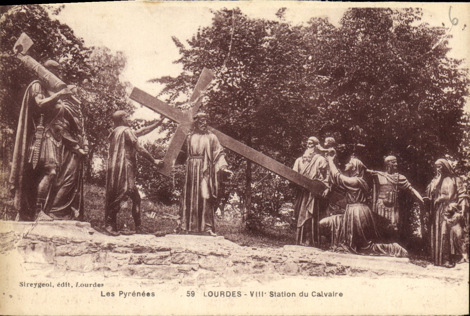 CPA Lourdes Station du Calvaire 