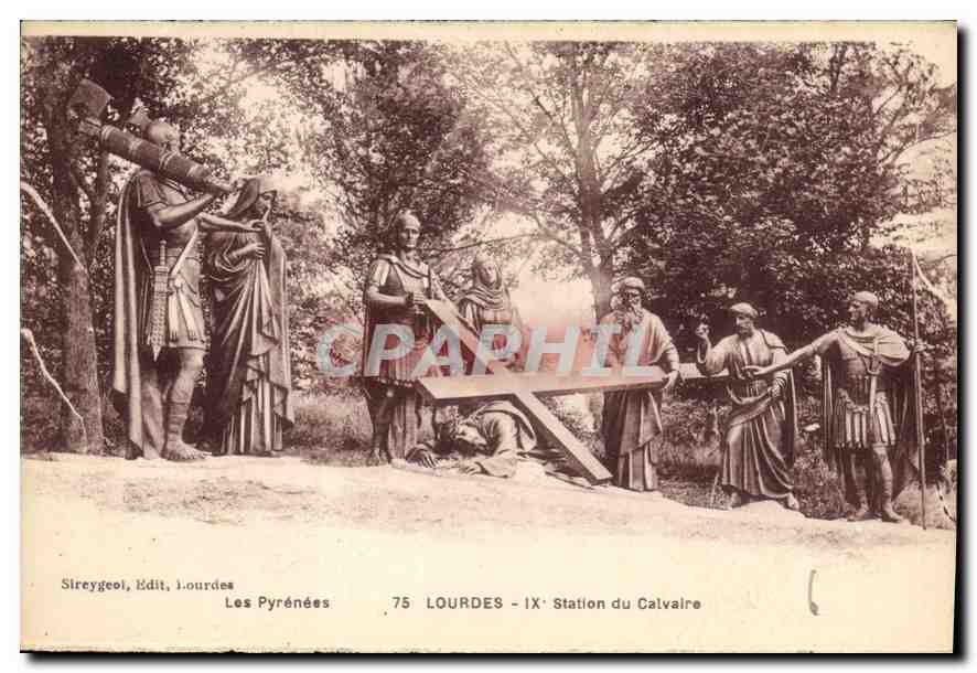 CPA Lourdes Station du Calvaire 