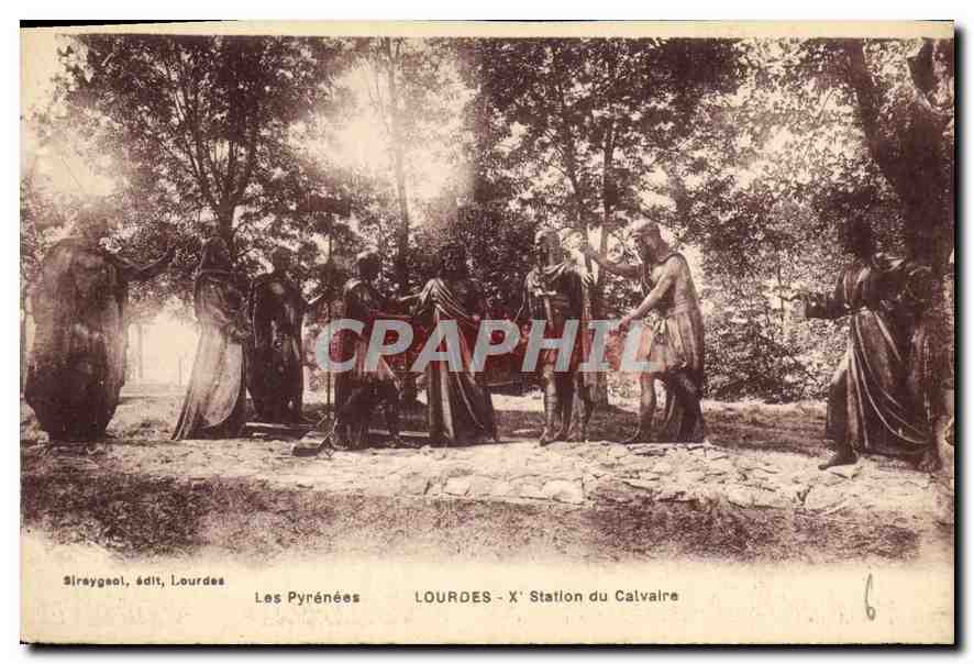 CPA Lourdes Station du Calvaire 