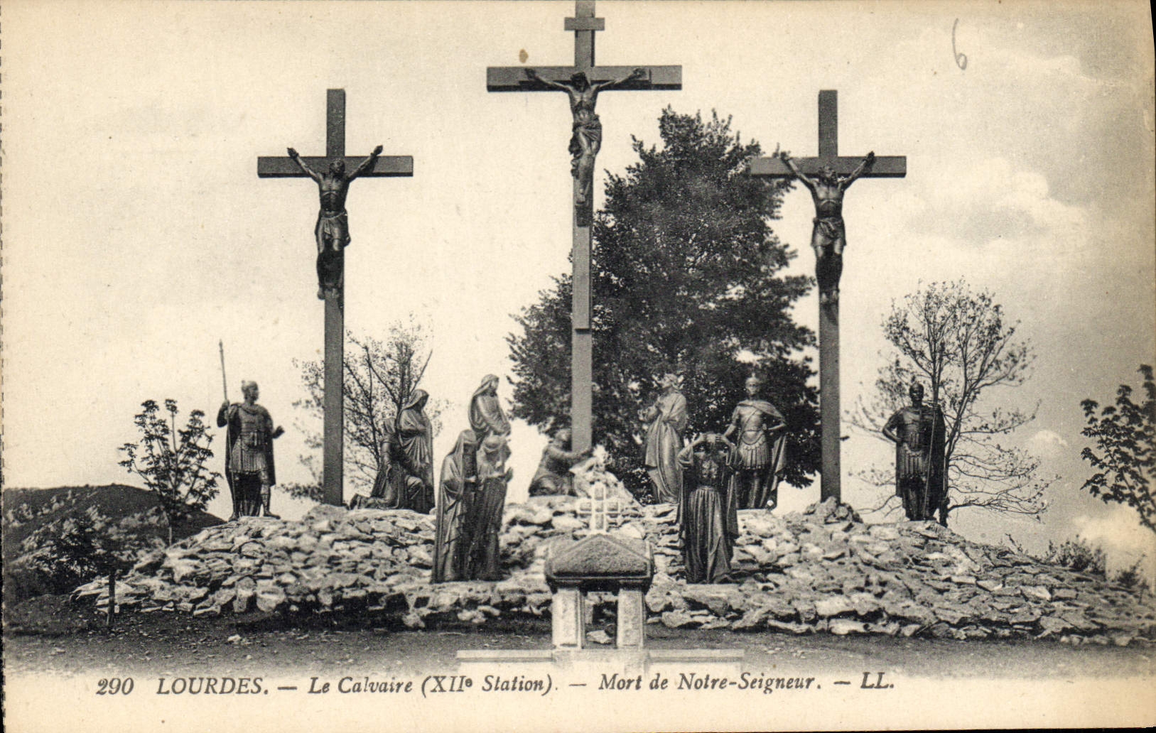 CPA Lourdes La Calvaire Mort de Notre Seigneur 