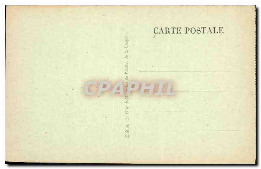 CPA Lourdes La Basilique  — Verso