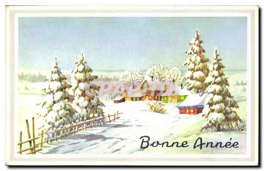 CPA Bonne Annee 