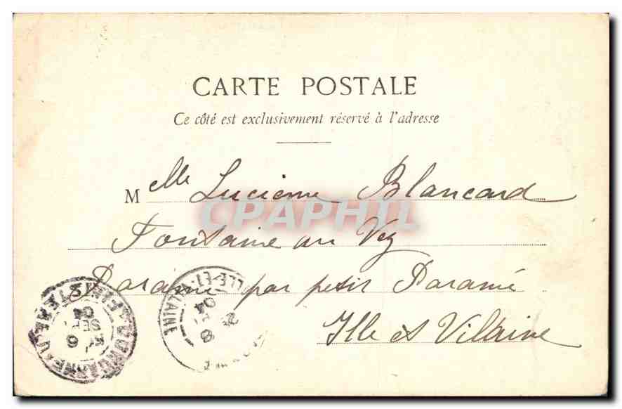 CPA Femme Arc Profils grecs — Verso