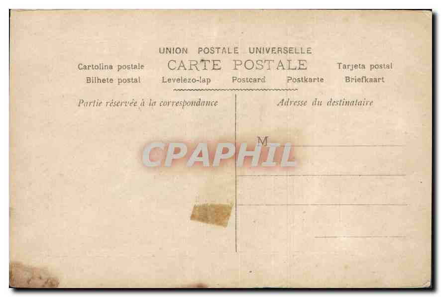 CPA La Belle au Bois Dormant Naissance de la Princesse Apparition des Fees Femme Perrault — Rückseite