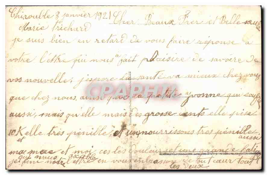 CPA Bonne Annee Enfant — Rückseite