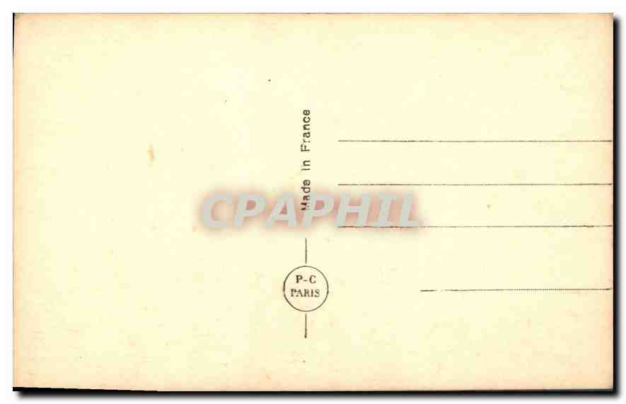 CPA Femme — Verso