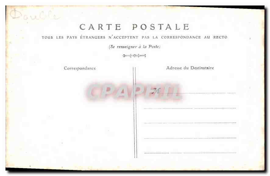 CPA Philippo Lippi La Vierge de l'Apparition a Saint Bernard  — Rückseite