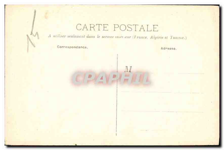 CPA La Bohemienne  — Verso