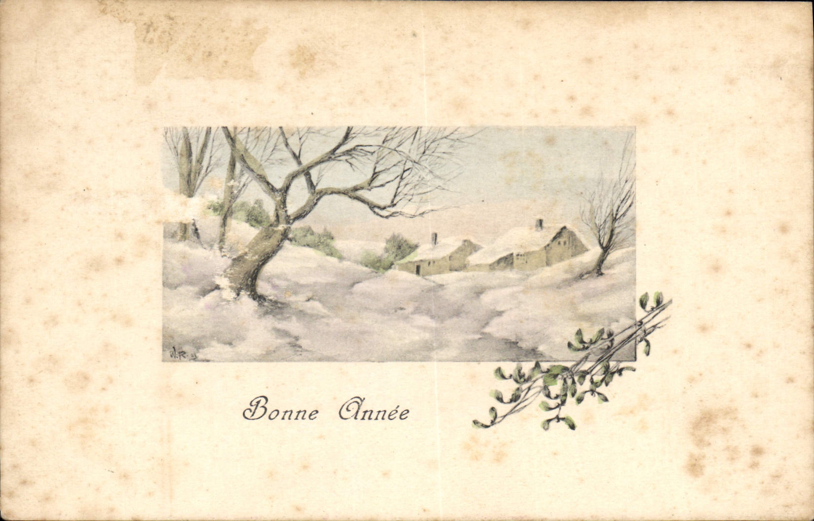 CPA Bonne Annee 