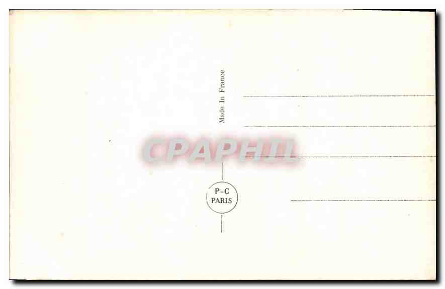 CPA Femme — Rückseite