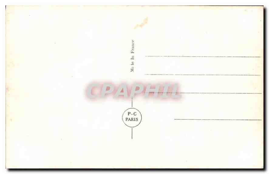 CPA Femme — Verso