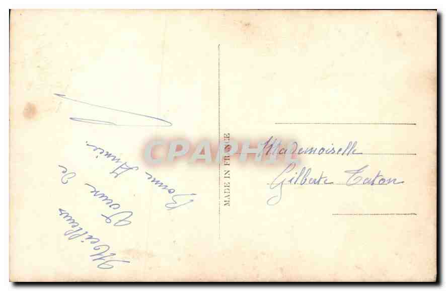 CPA Bonne Annee Femme — Rückseite