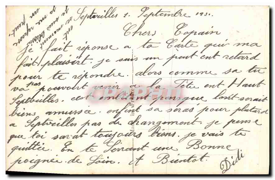 CPA En parlant bas l'on s'enhardit et c'est charmant ce que l'on dit Femme — Rückseite