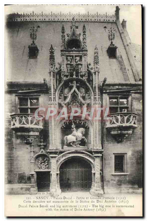 CPA Nancy Palais Ducal Petite et Grande Porterie 
