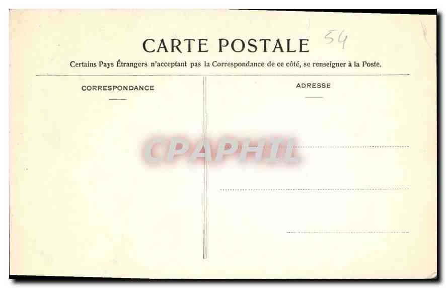 CPA Nancy Palais Ducal Petite et grande Porterie  — Rückseite