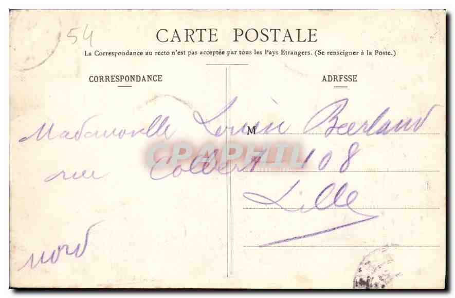 CPA Nancy Palais Ducal Petite et grande Porterie  — Rückseite