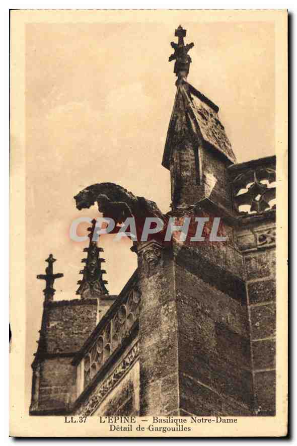 L'Épine — Basilique Notre-Dame — Détail de Gargouilles