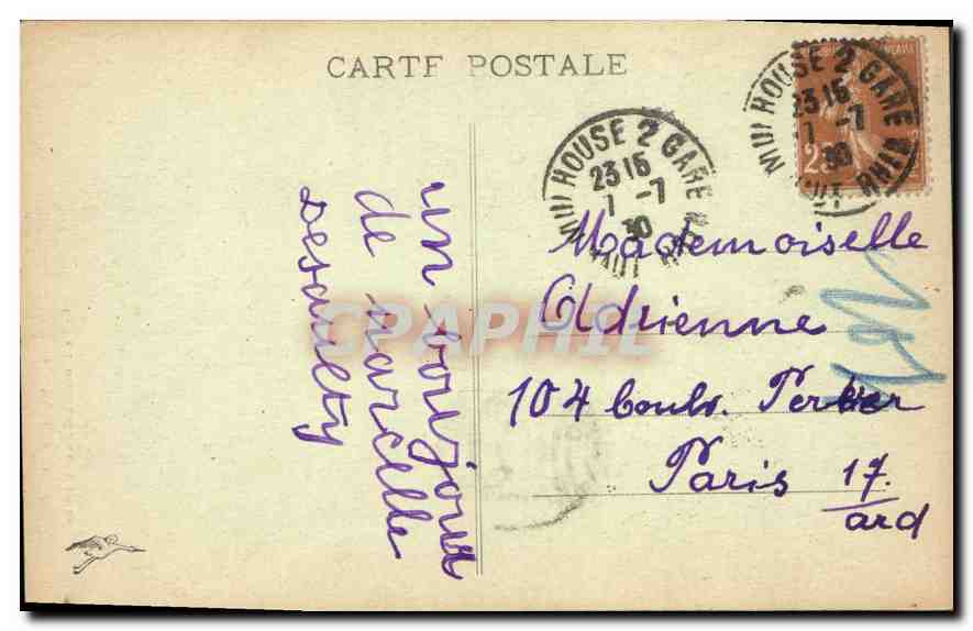 Mulhouse — Église Protestante Saint-Étienne — CPAPHIL — Rückseite