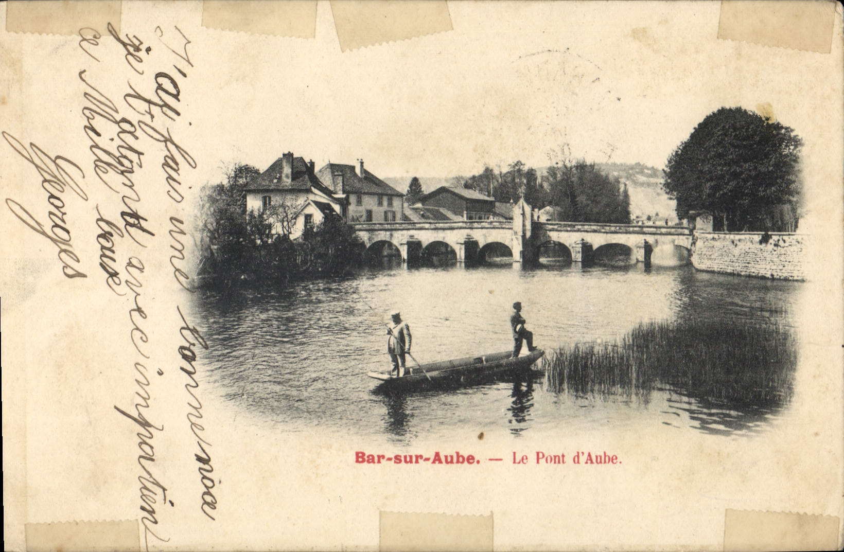 Bar-sur-Aube — Le Pont d'Aube — éditeur inconnu, n° de série non visible