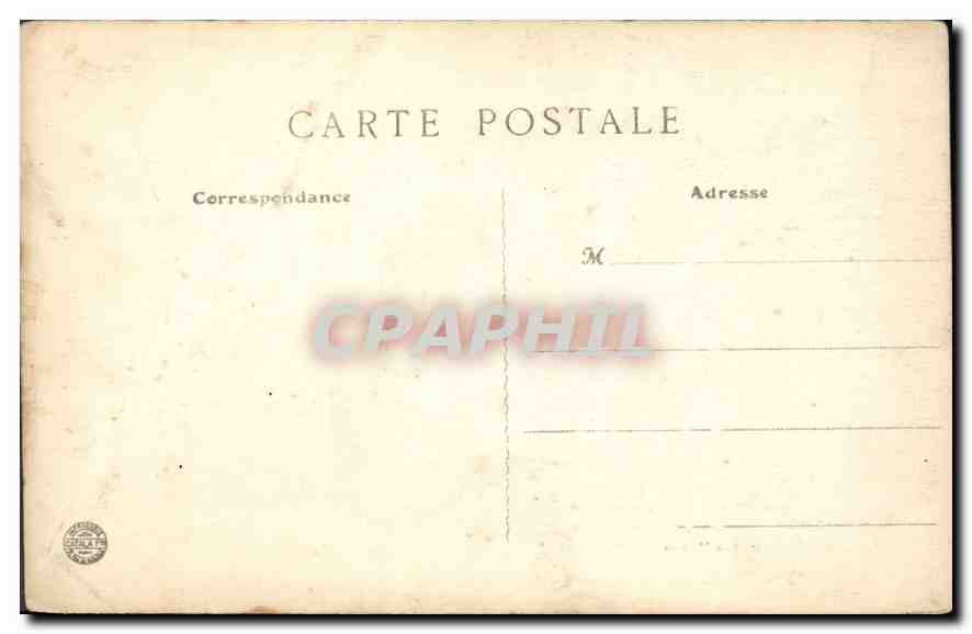 Brienne-le-Château — Le Château — La Bibliothèque, style Louis XVI — Edit. Vve Maitret — Verso
