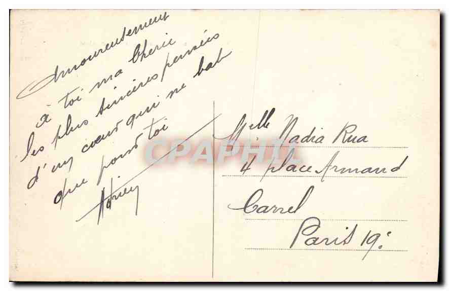 CPA Strassburg Denkmal Kaiser Wilhelm und Kaiserpalasi  — Verso