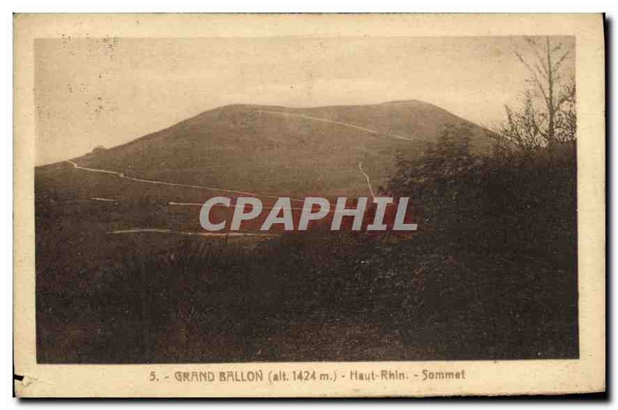CPA Grand Ballon Haut Rhin Sommet 