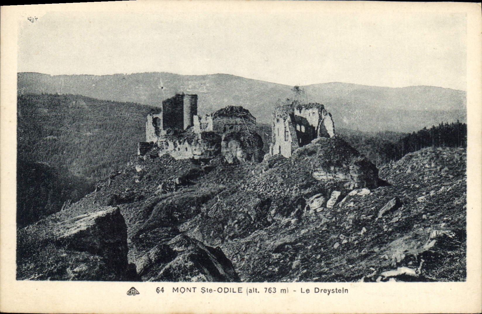 CPA Mont Ste Odile Le Dreystein 