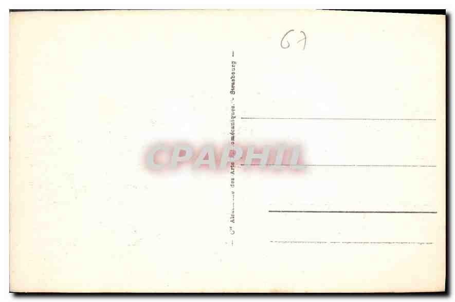 CPA Mont Ste Odile Le Dreystein  — Verso