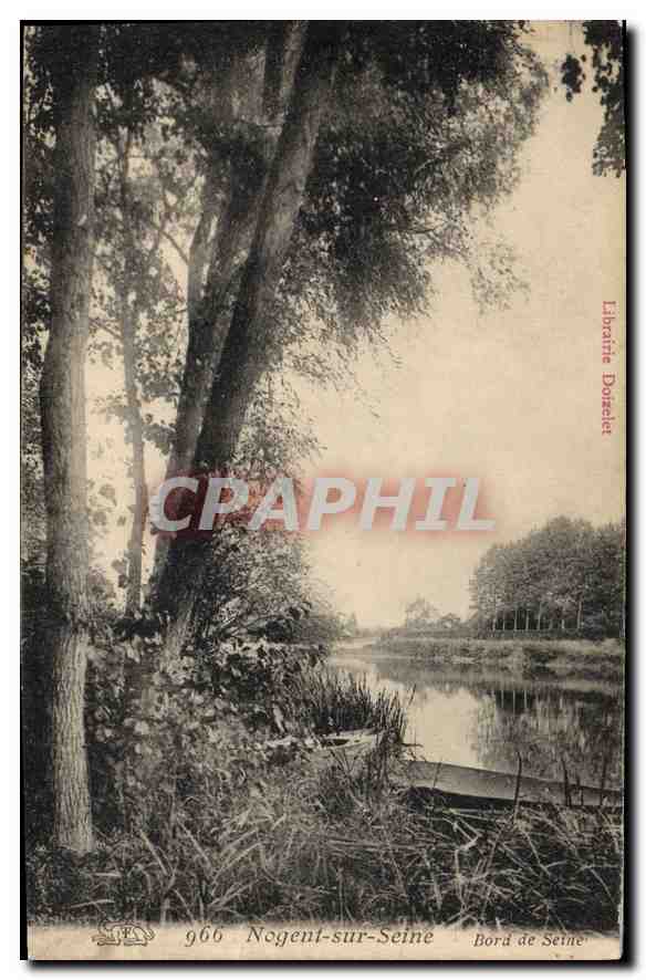 CPA Nogent sur Seine Bord de Seine 