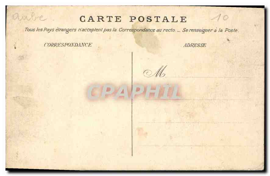 CPA Nogent sur Seine Bord de Seine  — Back