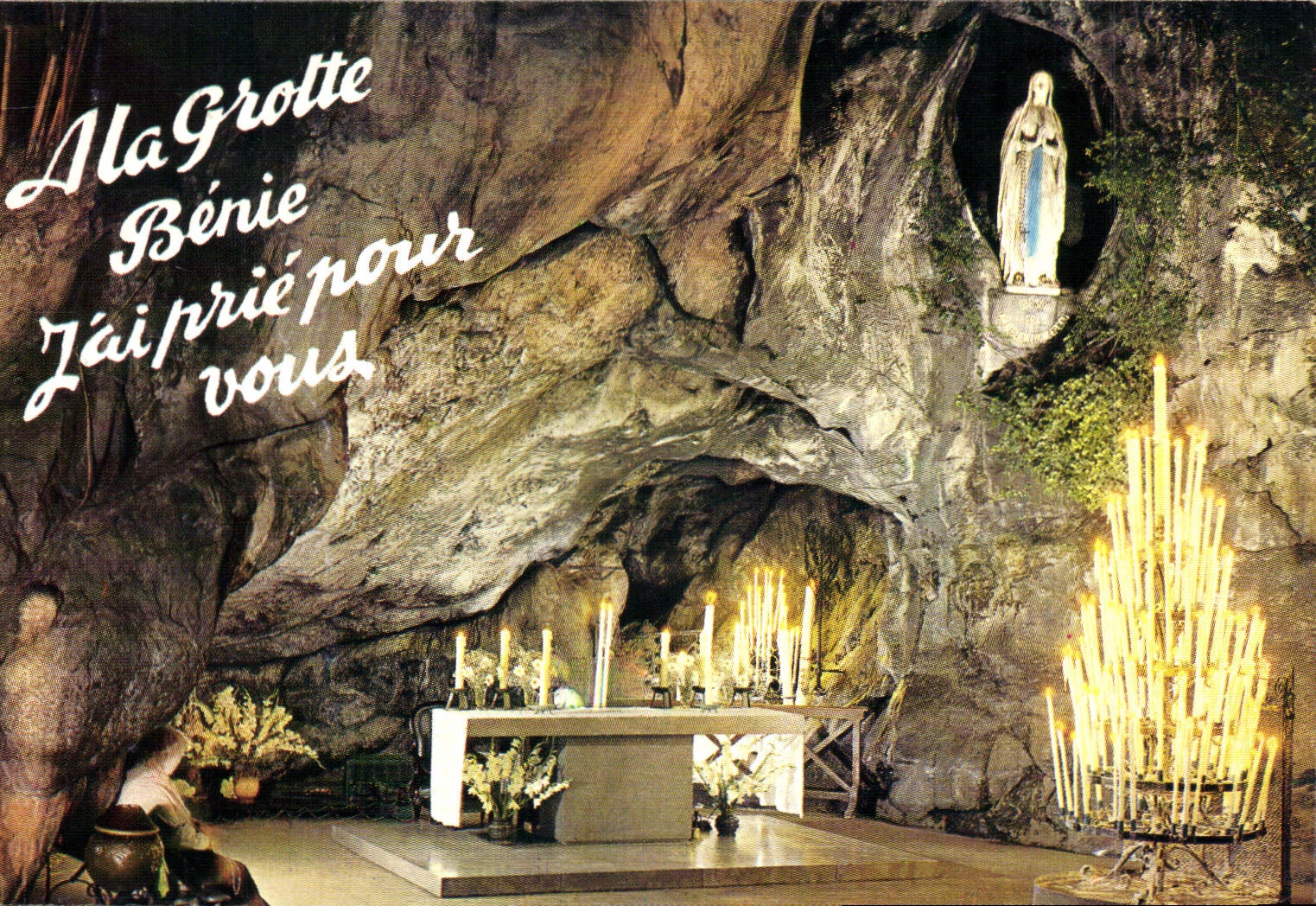 La Grotte Bénie — Lourdes — Édition A. DOUCET