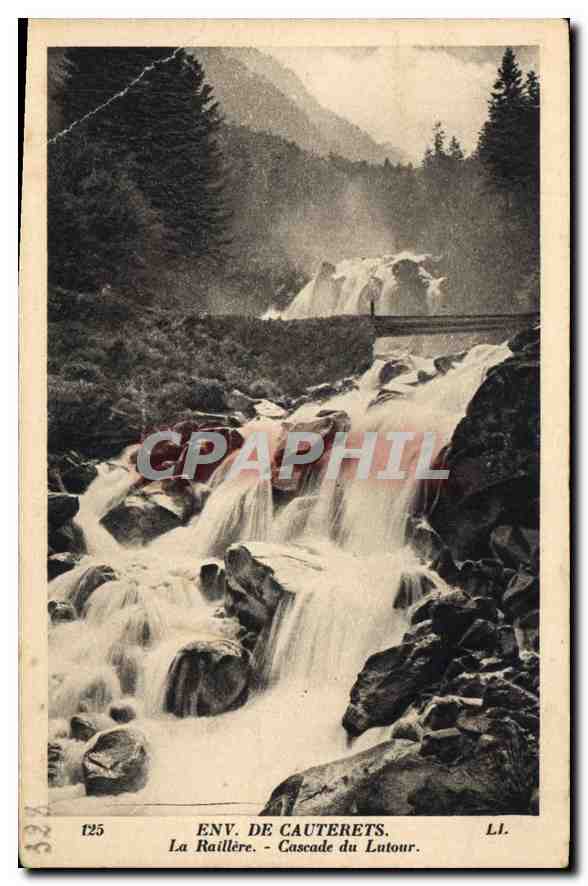 Env. de Cauterets — La Raillère - Cascade du Lutour — L.I. n°125
