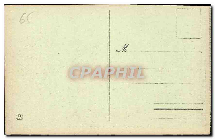 CPA Argeles Le Gave de Pau et le Viscos  — Rückseite