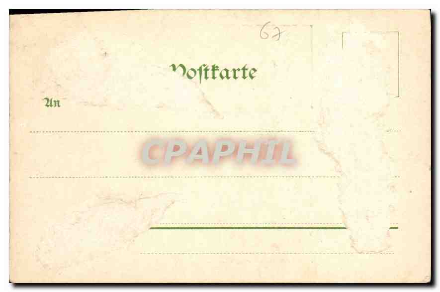 CPA Strassburg  — Rückseite