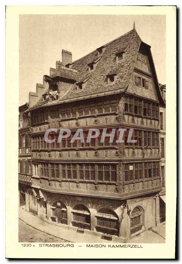 CPA Strasbourg Maison Kammerzell 