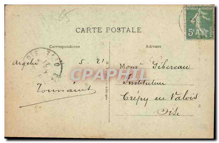 CPA Les Pyrenes Luz St Sauveur Le Pont Napoleon  — Verso