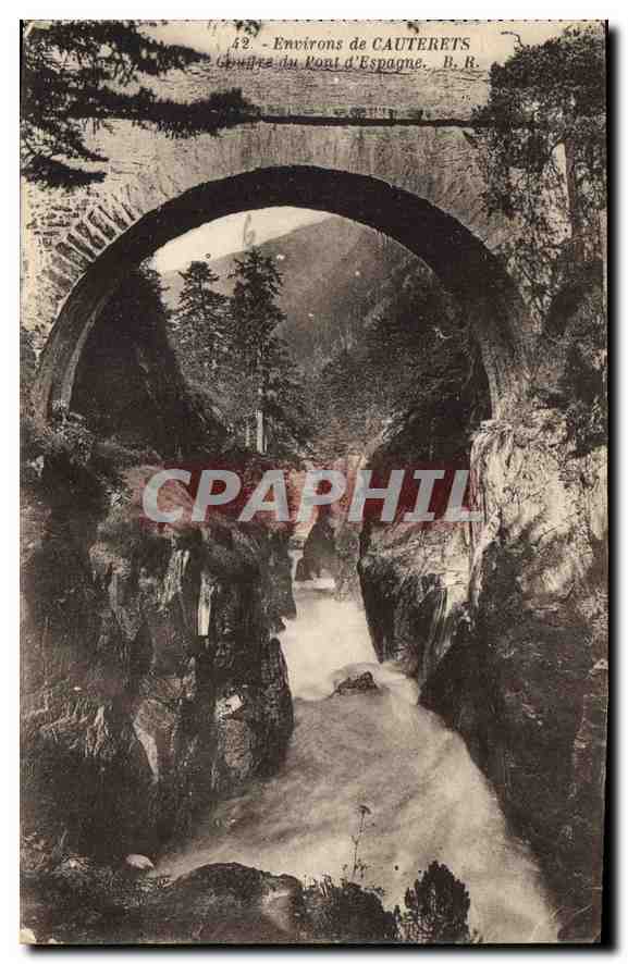 CPA Environs de Cauterets Guille du Pont d'Espagne 