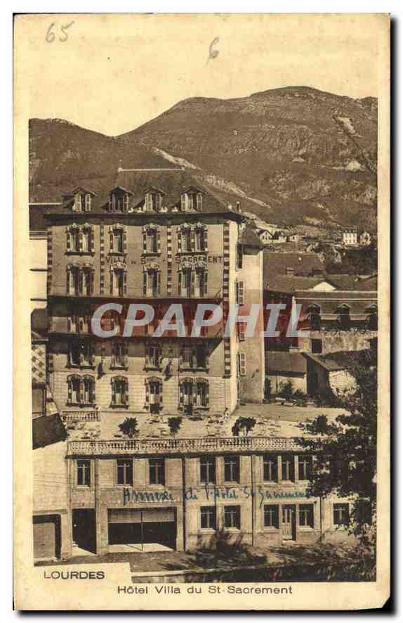 CPA Lourdes Hotel du St Sacrament 