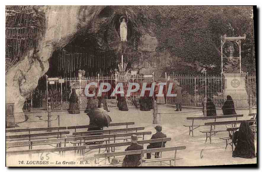 CPA Lourdes La Grotte 