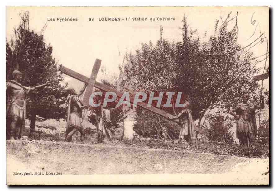 CPA Lourdes II Station du Calvaire 