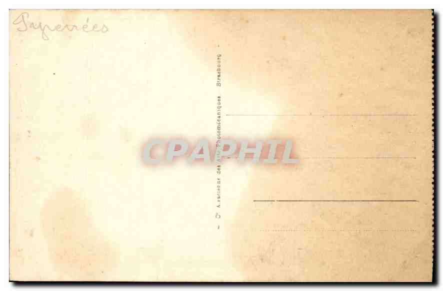 CPA Une pensee de Lourdes  — Verso
