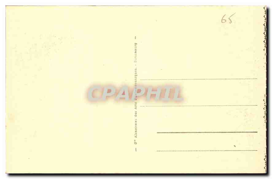 CPA Gavarnie La Breche de Roland  — Verso