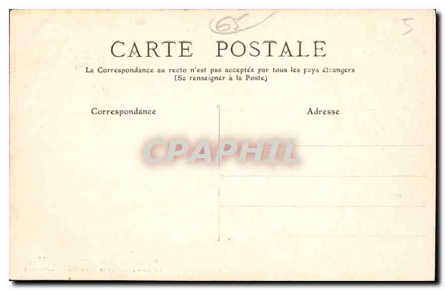 CPA Hautes Pyrenees Vue generale de Luz prise de la Chapelle de Solferino  — Verso
